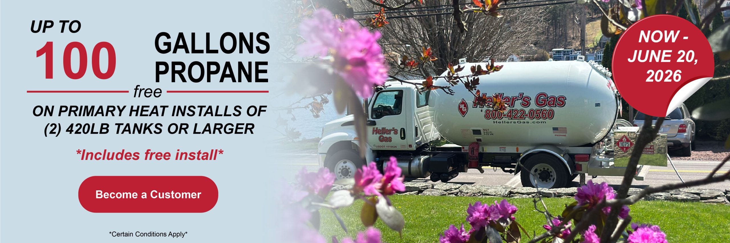 Heller's Gas - Spring 100 Gals