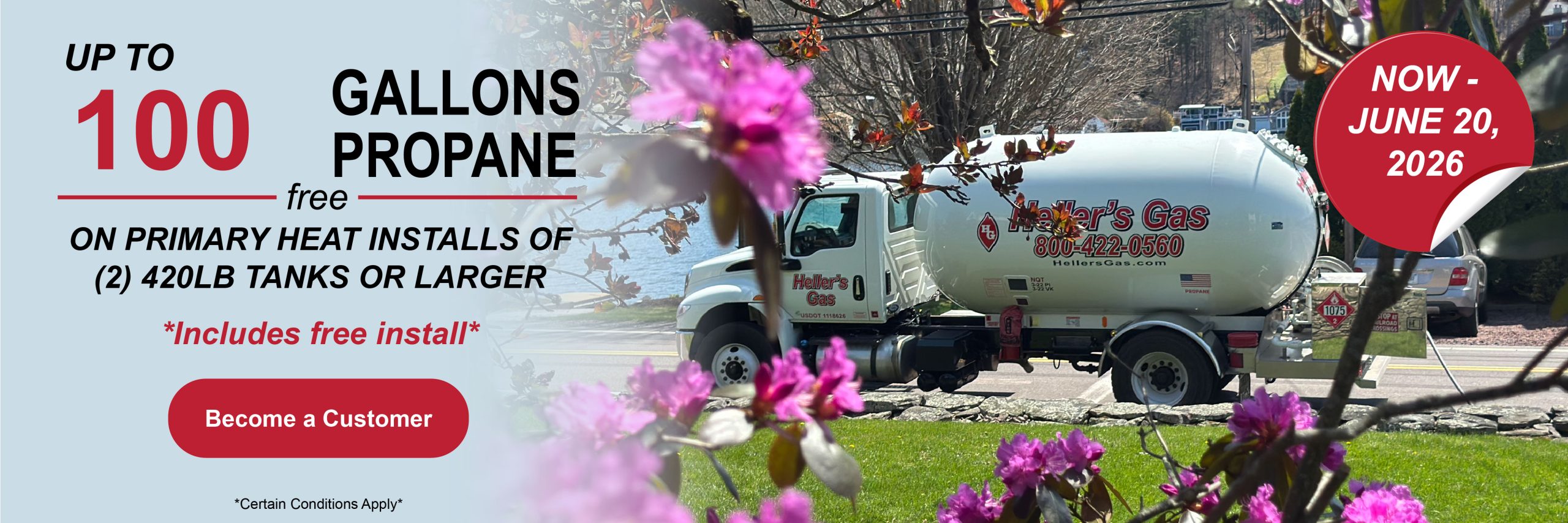 Heller's Gas - Spring 100 Gals