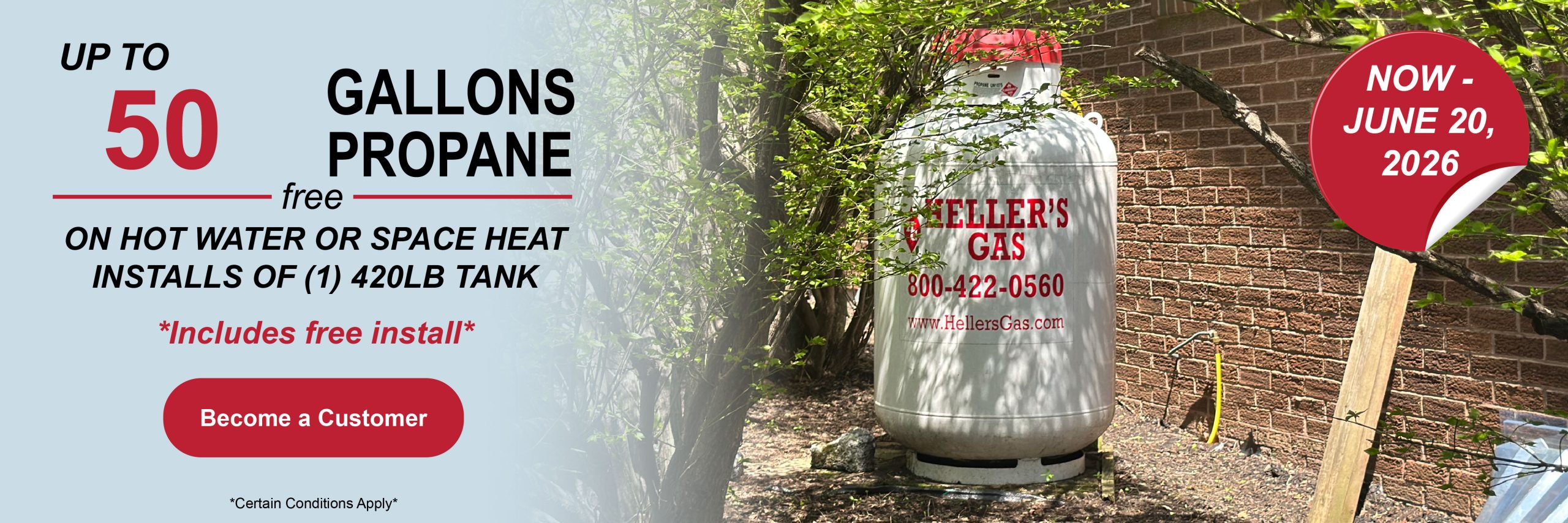 Heller's Gas - Spring 50 Gals